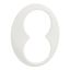 Renova - frame - double socket outlet - white thumbnail 1