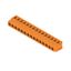 Printed circuit board terminals, 5.08 mm, Number of poles: 15, 180°, Solder pin length (l): 3.5 mm, tinned, orange, Clamping yoke connection, Clamping range, max. : 2.5 mm², Box thumbnail 3