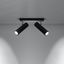 CEILING LAMP DIREZIONE 2 BLACK GU10 2X40W IP20 thumbnail 7