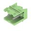 PCB plug-in connector, male header, open side, THT solder connection, 5.08 mm, Number of poles: 2, 90°, Solder pin length (l): 3.2 mm, tinned, Pale green, Box thumbnail 4