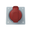 332RAU6 Panel mounted socket thumbnail 4