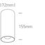 BLACK CYLINDER 15W WW 230V thumbnail 4