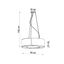 CHANDELIER SATURNO SLIM 50 BLACK E27 5X60W IP20 thumbnail 4