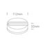 BLACK SURFACE MOUNT BASE FOR TRACK SPOTS thumbnail 2