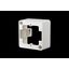 Surface mount frame 85 x 85 x 43 mm - single, pure white thumbnail 1