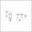 SUI 3PH/L3+DALI TRACK PROF-CLIP SET 5PC - Set of mounting clips thumbnail 3