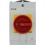 Main switch, P1, 40 A, surface mounting, 3 pole, Emergency switching off function, With red rotary handle and yellow locking ring, Lockable in the 0 ( thumbnail 1