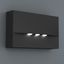 Emergency luminaire WAF anthracite 3x1W ERT-LED 3h 230V AC thumbnail 3