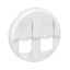 DOUBLE RJ45 SOCKET ROCKER WHITE thumbnail 3