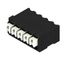 Printed circuit board terminals, 3.50 mm, Number of poles: 5, 90°, Solder pin length (l): 1.5 mm, black, PUSH IN with actuator, Clamping range, max. : 1.5 mm², Tube thumbnail 4