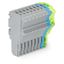 1-conductor female connector Push-in CAGE CLAMP® 1.5 mm² gray/blue/gre thumbnail 1