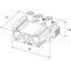 Coupler 3-p plug, red thumbnail 2