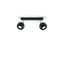 CEILING LAMP OCULARE 2 BLACK GU10 2X40W IP20 thumbnail 3