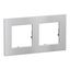 2 GANG PLATE SOLID METAL thumbnail 2