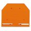 End and intermediate plate 2.5 mm thick orange thumbnail 2