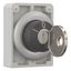 M30C-FWRS3 Key-operated actuator, Flat Front, maintained, 3 positions, Key withdrawable: I, 0, II, Metal bezel thumbnail 12
