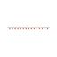 BUSBAR, low voltage, 100 A, AC 600 V, DC 1000 V, 15 x 16 x 272 mm, 15P, UL thumbnail 1