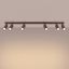 Ceiling lamp RING 6L brown thumbnail 3