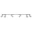 RING CEILING LAMP 6L GREY GU10 6X40W IP20 thumbnail 4