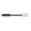 pre-assembled connecting cable Eca Plug/open-ended black thumbnail 3