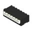 Printed circuit board terminals, 3.50 mm, Number of poles: 7, 90°, black, PUSH IN with actuator, Clamping range, max. : 1.5 mm², Tape thumbnail 4