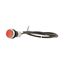 C22-D-R-K01-P62 Pushbutton, Flat, momentary, 1 NC, Cable (black) with non-terminated end, 4 pole, 1 m, red, Blank, Bezel: titanium thumbnail 12