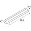 SEDO 14 wall light, square, matt white, glass frosted, G5 , Energy Saver, 14W thumbnail 2