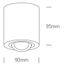 WHITE GU10 10W thumbnail 2