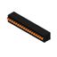 Printed circuit board terminals, 5.08 mm, Number of poles: 18, 90°, Solder pin length (l): 3.5 mm, tinned, black, PUSH IN with actuator, Clamping range, max. : 2.5 mm², Box thumbnail 4