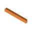 PCB plug-in connector, male header, Dovetails for fixing blocks, THT solder connection, 5.00 mm, Number of poles: 18, 180°, Solder pin length (l): 3.2 mm, tinned, orange, Box thumbnail 2