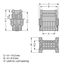 1-conductor male connector CAGE CLAMP® 4 mm² gray thumbnail 1