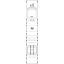 KA4043 CT meter panel, Field width: 1, Rows: 0, 1350 mm x 250 mm x 160 mm, IP2XC thumbnail 5