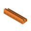 PCB plug-in connector, male header, Dovetails for fixing blocks, THT solder connection, 5.08 mm, Number of poles: 40, 180°, Solder pin length (l): 3.2 mm, tinned, orange, Box thumbnail 4
