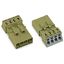 Plug 4-pole Cod. B light green thumbnail 3