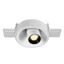 WHITE COB LED 7W TRIMLESS WW 38deg ADJUSTABLE DARK LIGHT 230V thumbnail 1