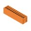 Printed circuit board terminals, 5.08 mm, Number of poles: 12, 180°, Solder pin length (l): 3.5 mm, tinned, orange, PUSH IN without actuator, Clamping range, max. : 2.5 mm², Box thumbnail 4