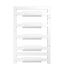 MultiFit, Terminal marker, 9 x 4 mm, Pitch in mm (P): 4.00 WAGO, Legrand, white thumbnail 1