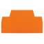 End and intermediate plate 2.5 mm thick orange thumbnail 2