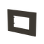 Frame - 1-gang / 3-modules - Niessen logo - Anthracite thumbnail 2