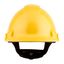 3M™ Hard Hat, Uvicator, Ratchet, Ventilated, Plastic Sweatband, Yellow thumbnail 1