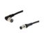 Cable with connectors on both cable ends, M8 right-angle socket (femal XS3W5022D thumbnail 1
