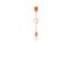 Hanging lamp DIEGO 1 orange E27 1x60W IP20 thumbnail 3