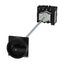 Main switch, P1, 40 A, rear mounting, 3 pole + N, 1 N/O, 1 N/C, STOP function, With black rotary handle and locking ring, Lockable in the 0 (Off) posi thumbnail 5