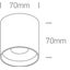 WHITE 8W CCTV IP20 230V thumbnail 2
