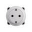 SOCKET 2P+E SCHUKO SURFACE AUTO TERMINALS WHITE thumbnail 3
