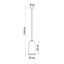 CERAMIC HANGING LAMP GULCAN E27 1X60W IP20 thumbnail 4