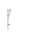 Raindance Select E 120 3jet/Unica'S Puro 0.65m shower set with soap dish, chrome thumbnail 1