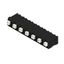 Printed circuit board terminals, 7.62 mm, Number of poles: 7, 90°, Solder pin length (l): 1.5 mm, black, PUSH IN with actuator, Clamping range, max. : 1.5 mm², Tube thumbnail 3