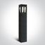 ANTHRACITE BOLLARD 90cm 22W CW IP65 230V thumbnail 1