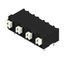 Printed circuit board terminals, 7.50 mm, Number of poles: 4, 90°, Solder pin length (l): 3.5 mm, black, PUSH IN with actuator, Clamping range, max. : 1.5 mm², Tube thumbnail 2